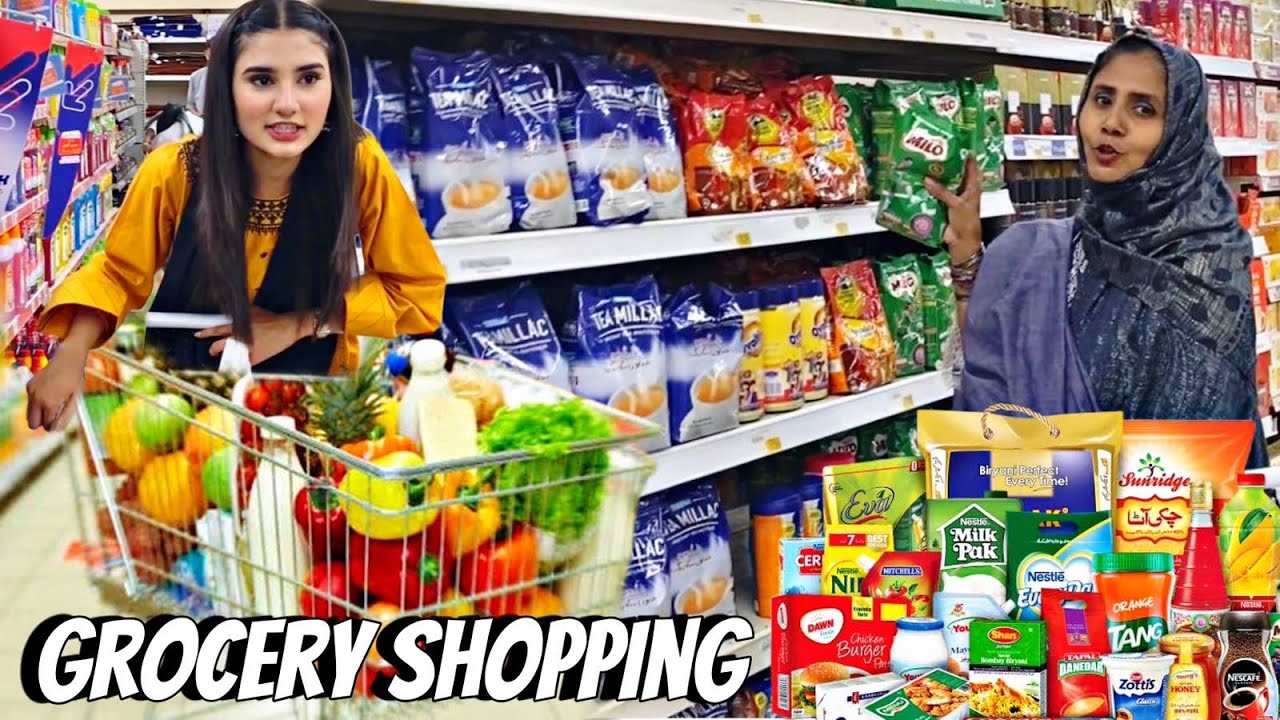 GROCERY SHOPPING WITH MOM🫨| TOOFAN A GYA 😨| NA12