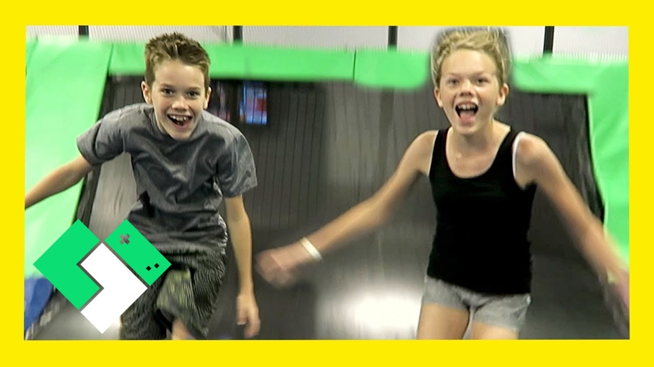 TRAMPOLINE PARK FRONT FLIP FAILS (Day 1644) | Clintus.tv