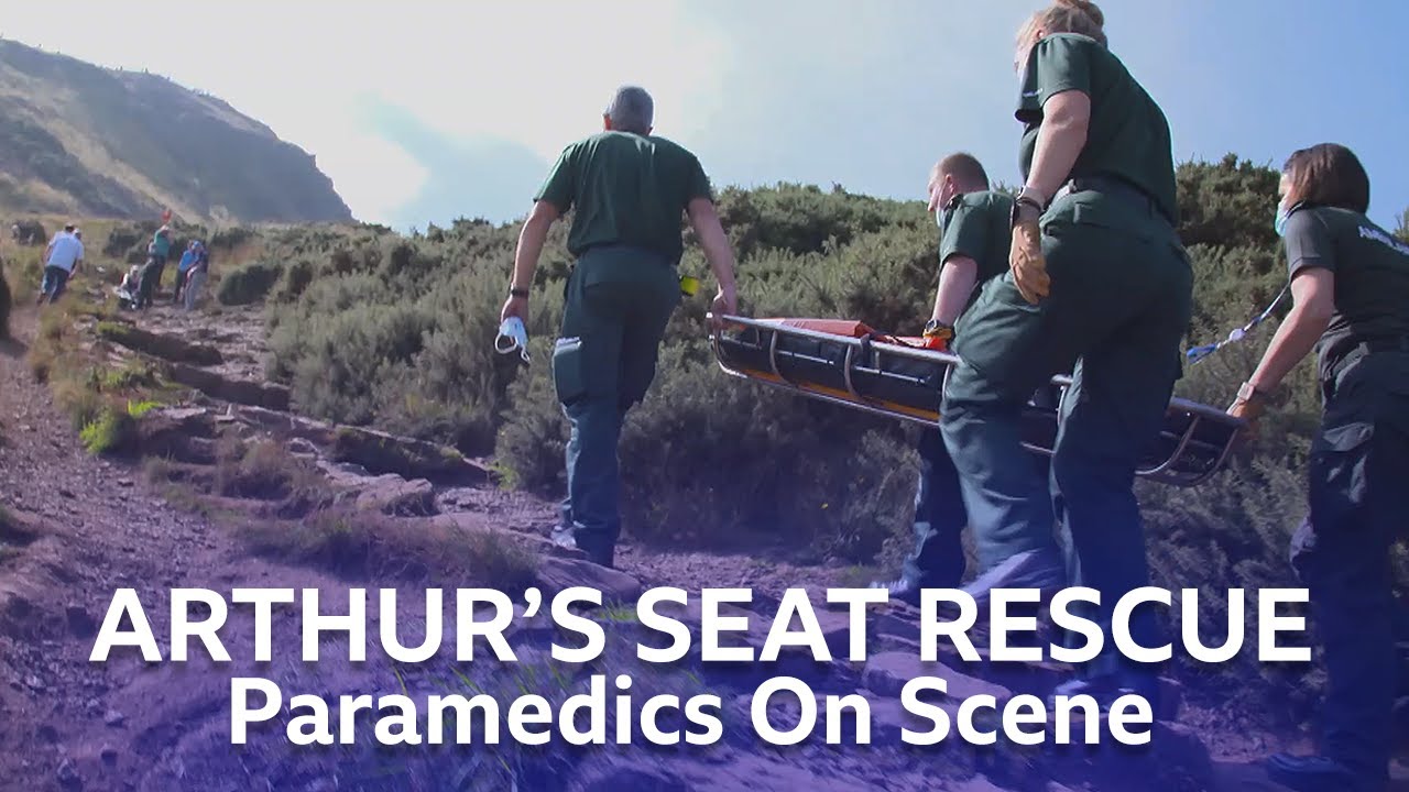 Stuck Up Arthur's Seat In Edinburgh | Paramedics On Scene | BBC Scotland