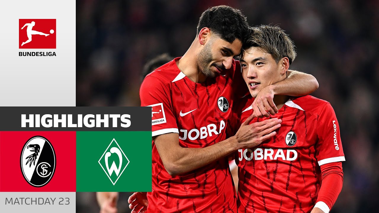 5 Goals! Freiburg Magnificent | SC Freiburg - Werder Bremen 5-0 | Highlights | MD 23 &ndash; Bundesliga