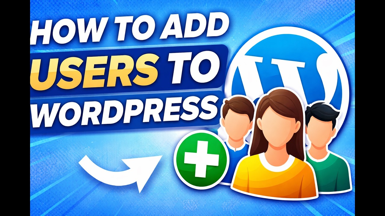 👥 Users In WordPress | How to Create Users in WordPress | Abdul Wahab 092