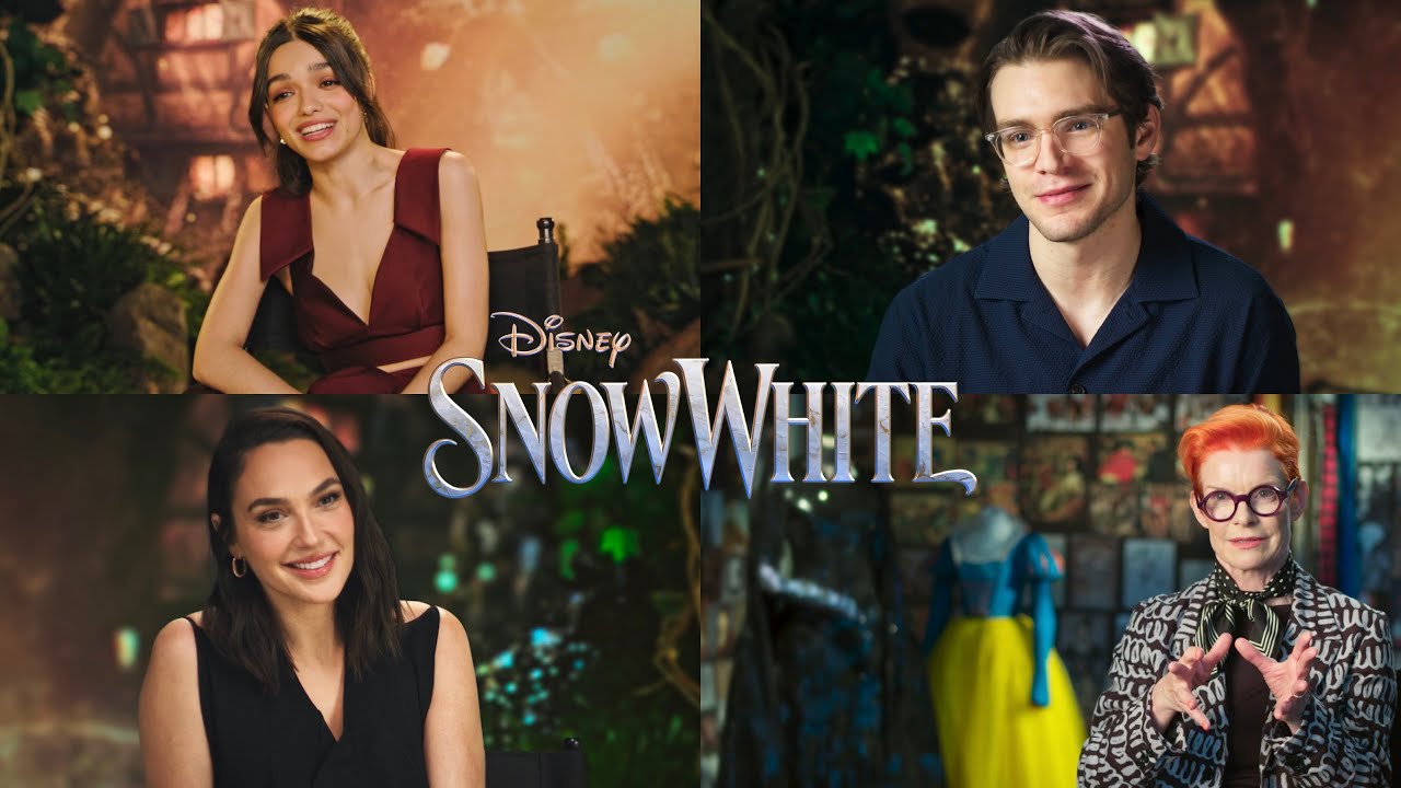 Snow White cast & crew interviews (Soundbites) 🍎 Rachel Zegler, Andrew Burnap, Gal Gadot