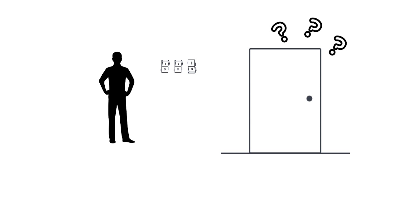 Which of the three switches controls the light?