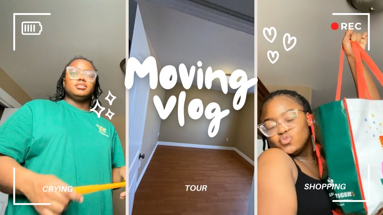 Moving Vlog| Budget Shopping + Haul, Empty Apartment Tour