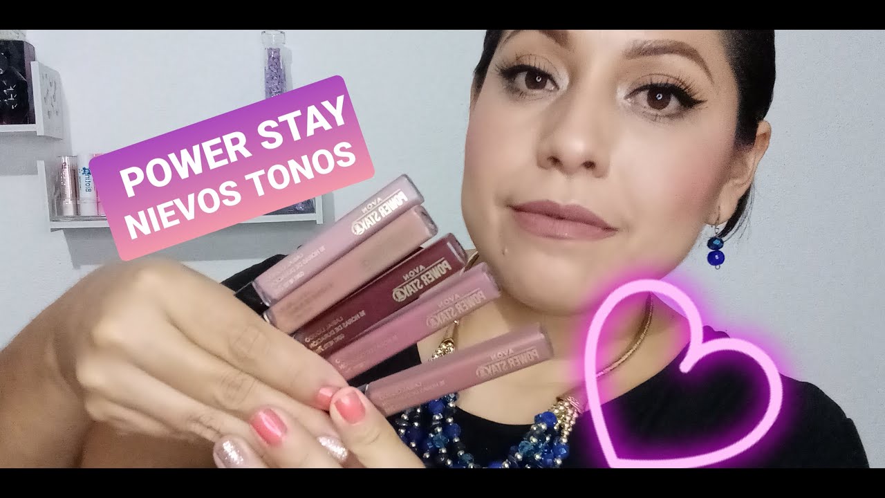 Nuevos Labiales Power Stay Avon / Nuevos tonos nudes