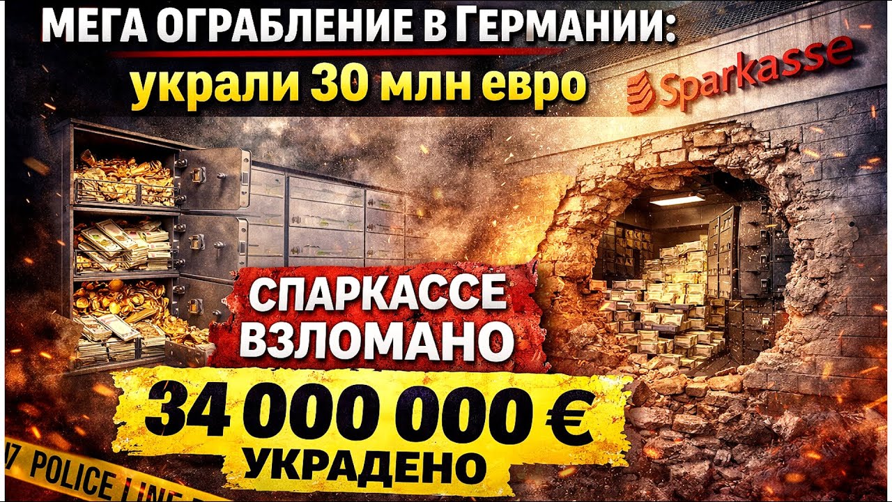 Мегаограбление в Германии: украли 30 млн евро