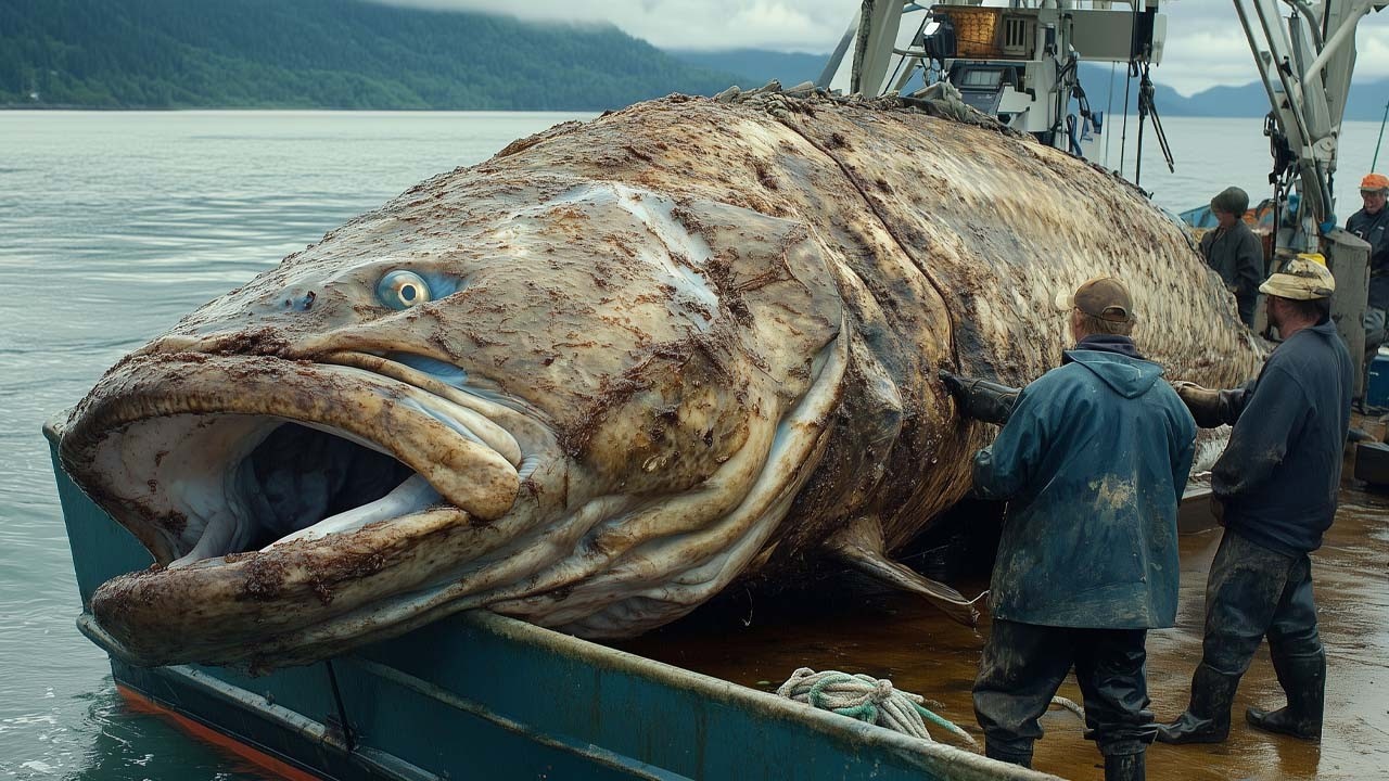 Pesca De Garoupa Gigante - Pescadores Capturam Milhões De Toneladas De Frutos Do Mar Desta Forma