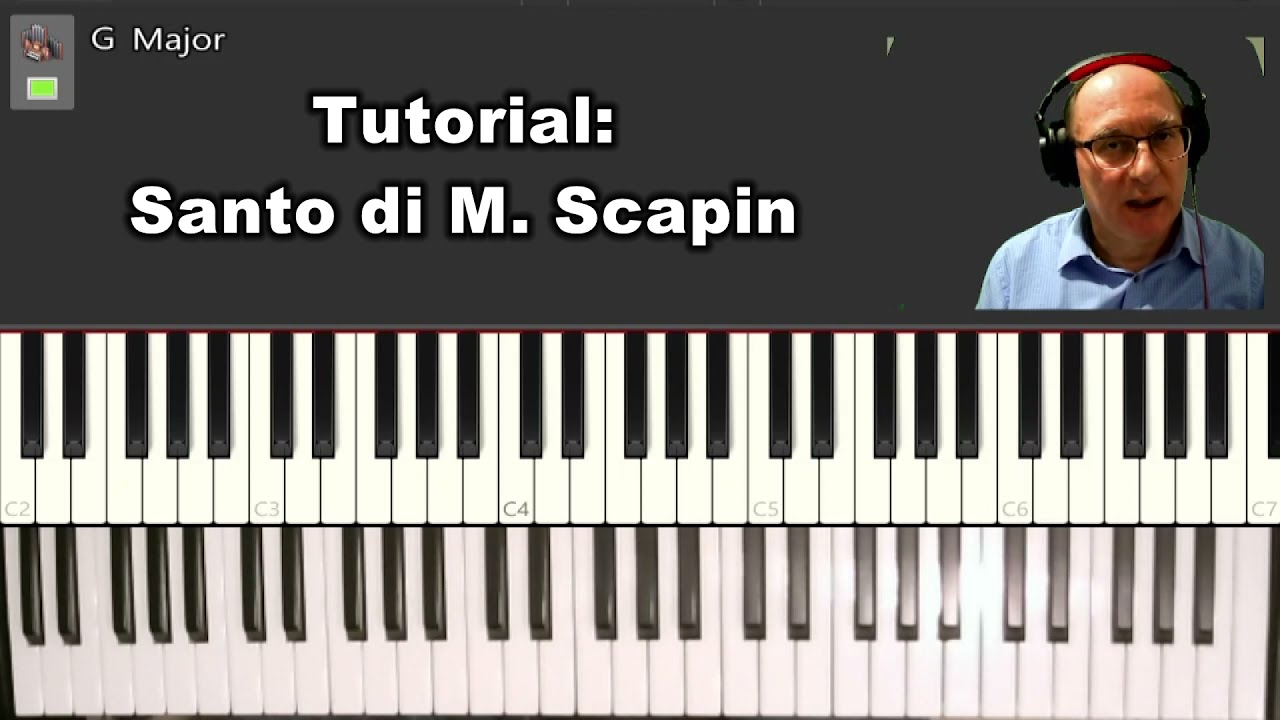 Santo di Mario Scapin - tutorial organo di Marco Farina