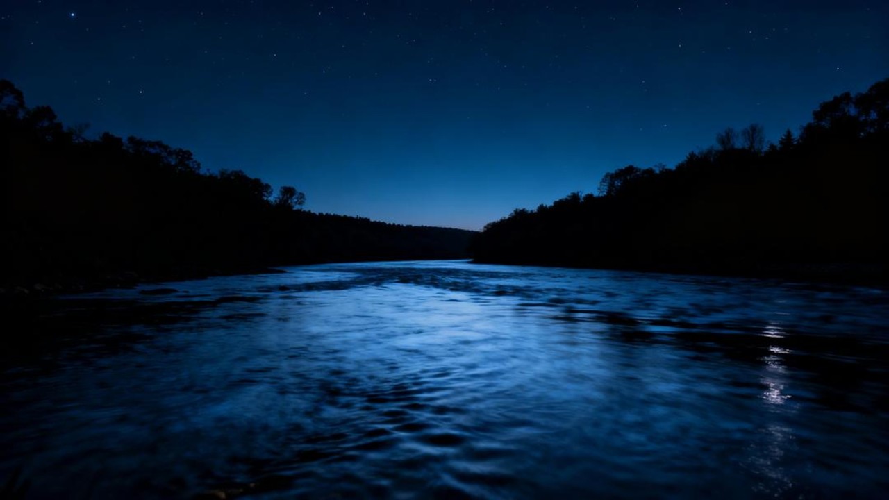 Deep Sleep River ASMR 🌊 Pure Water Flow &ndash; No Birds, No Music, Just Calm