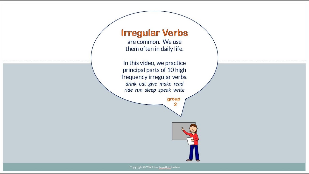 2.  Irregular Verbs