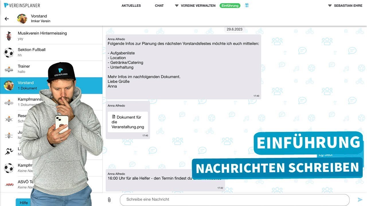 06 - Chat Nachrichten schreiben & Kommunizieren