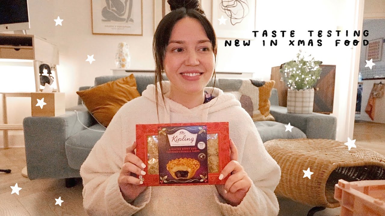 vlogmas 5 ✨ taste testing new in christmas food!
