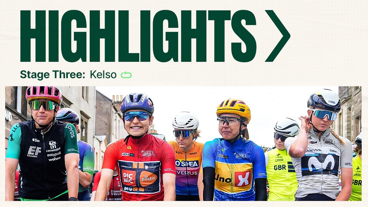 2025 Tour of Britain Women | Highlights from Stage 3