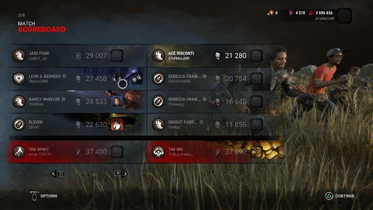 Dead by Daylight 8 vs The ONI and SPIRIT