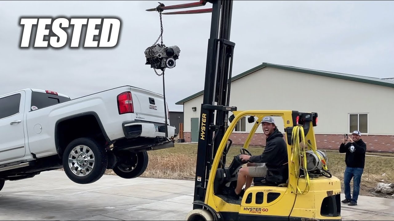 Cleetus Tests the Motion Raceworks Engine Lift Plates