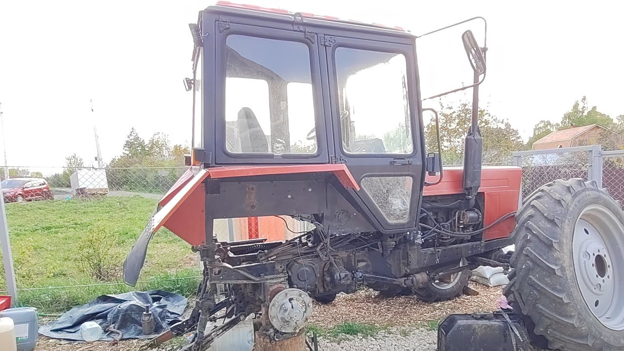 МТЗ 82 выбило ВОМ!!!