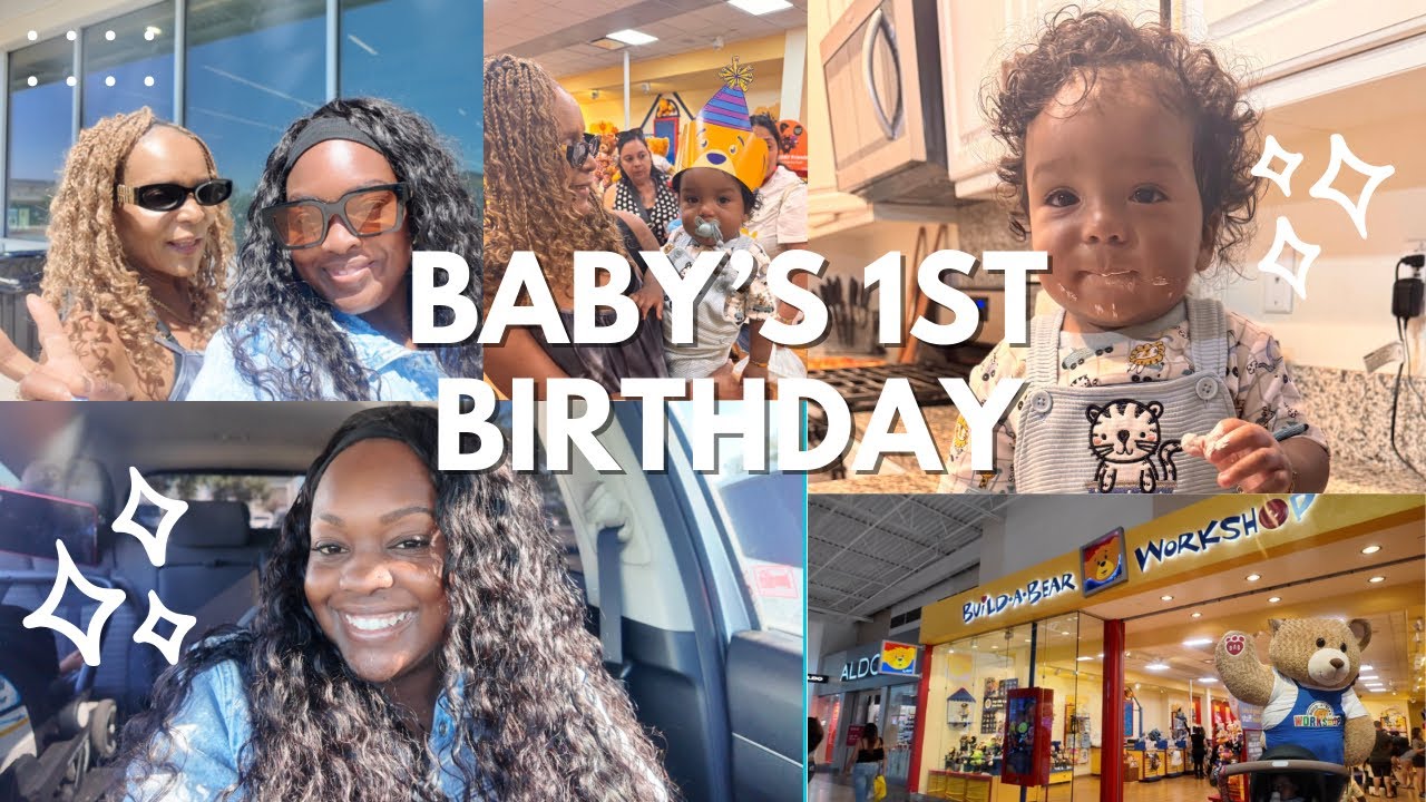 BABY’S 1ST BIRTHDAY | FAMILY DAY | BUILD-A-BEAR & MORE