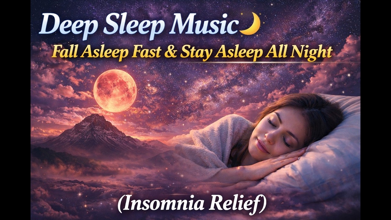 1 Hours of Deep Sleep Music 🌌 Relaxing Night Sounds for Mind & Body