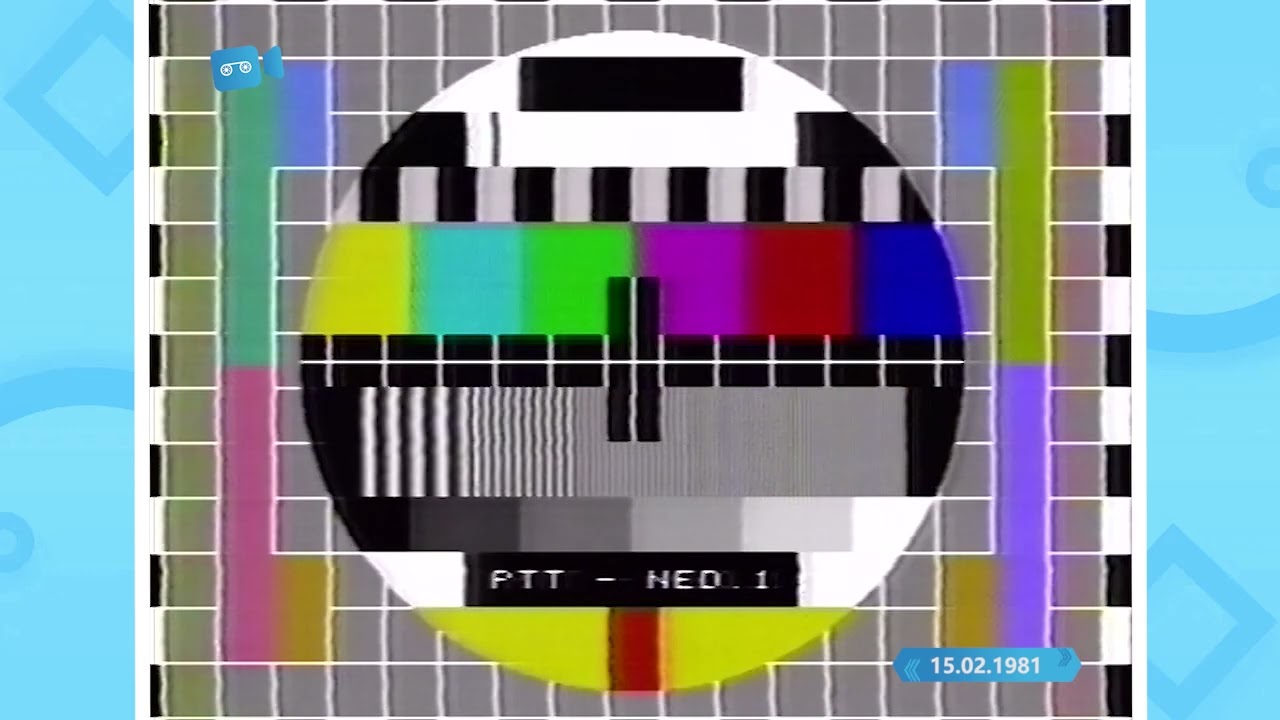 Nederland 1 | PTT Testbeeld | ANP Nieuws 18.00 uur | Nationale Hitparade | Hilversum 3 (15.02.1981)