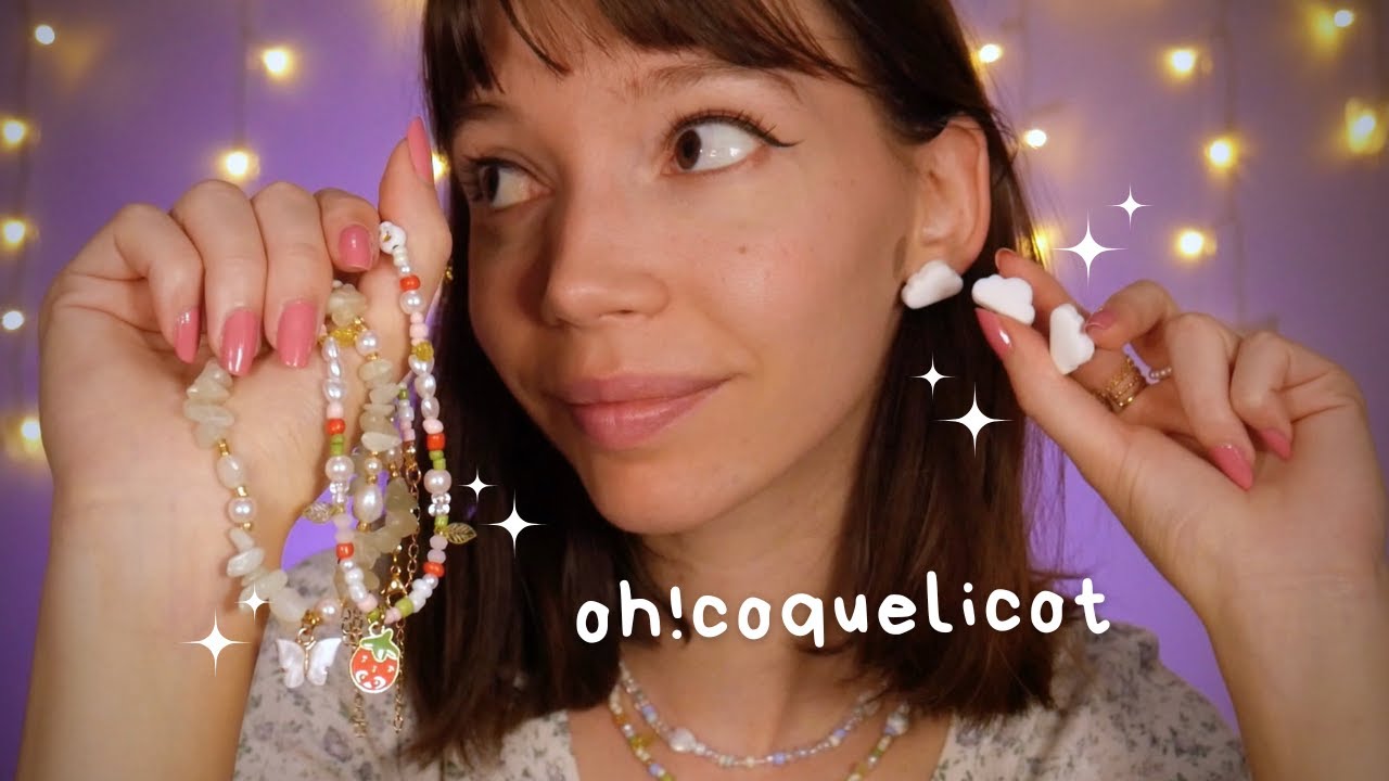 ASMR | J'ouvre ma boutique de bijoux ✨ oh!coquelicot