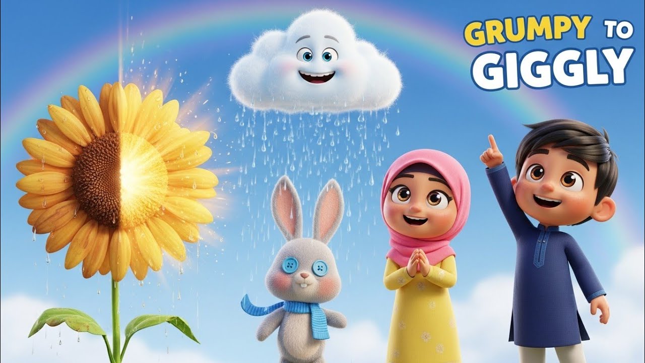 We Helped the Grumpy Cloud! ☁️ | A Story About Feelings & Rain
