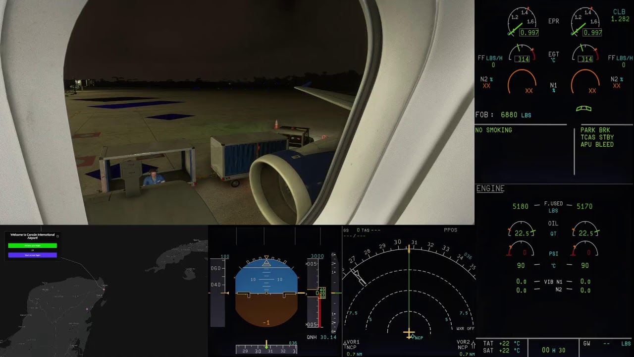 United Virtual A320 OPS | KIAH-MMUN