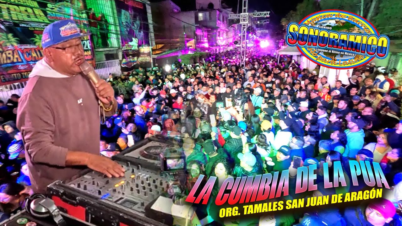 Cumbia Con Tambores Colombianos ! La Pua , Sonido Sonoramico - Org Tamales - Sn Juan De Aragon 2026