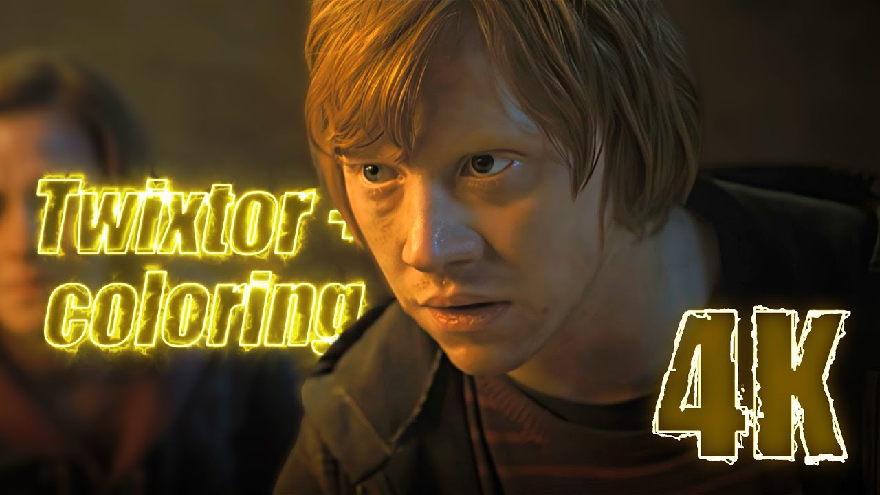 Ron Weasley Deathly Hallows 4K scenepack with coloring for edits MEGA