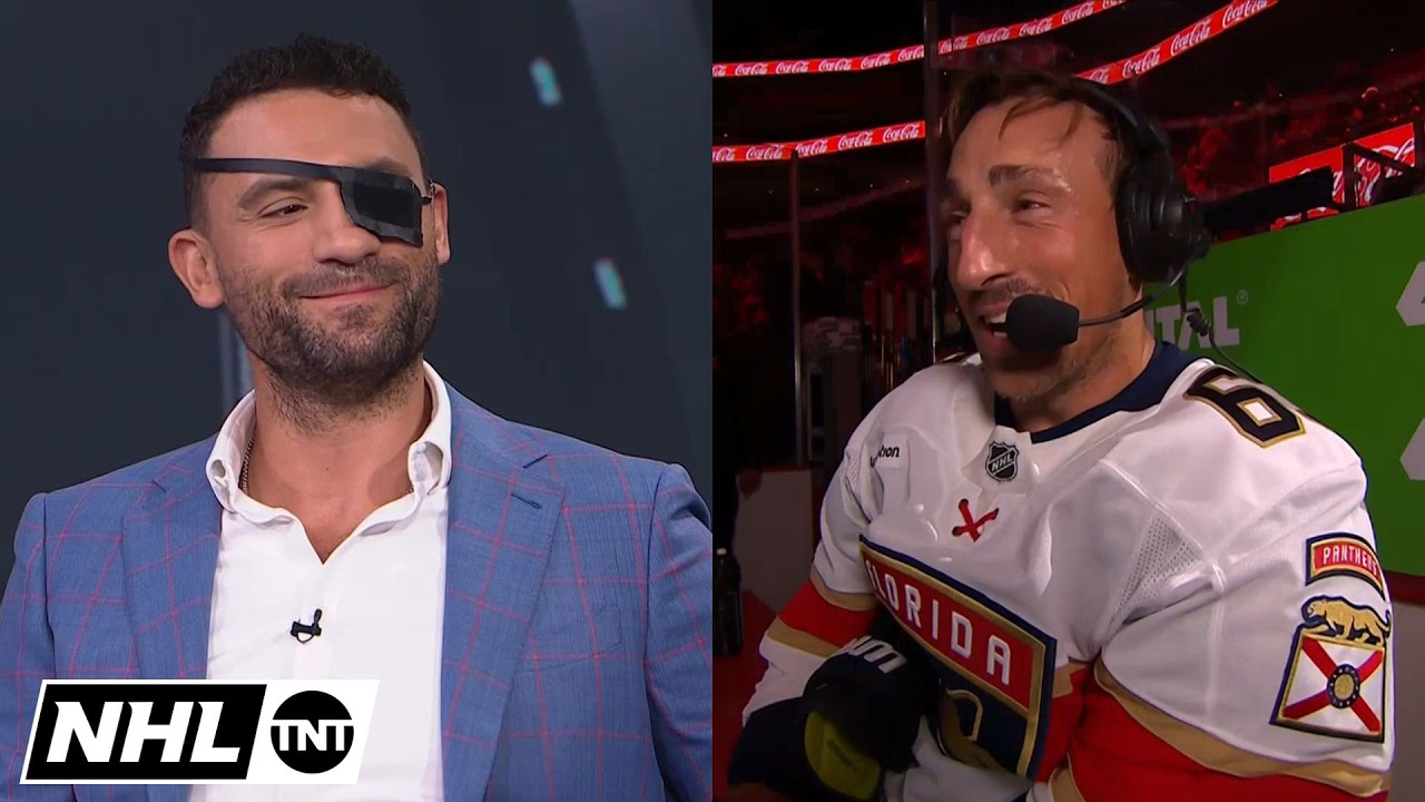 Brad Marchand joins NHL on TNT for another classic interview 😂