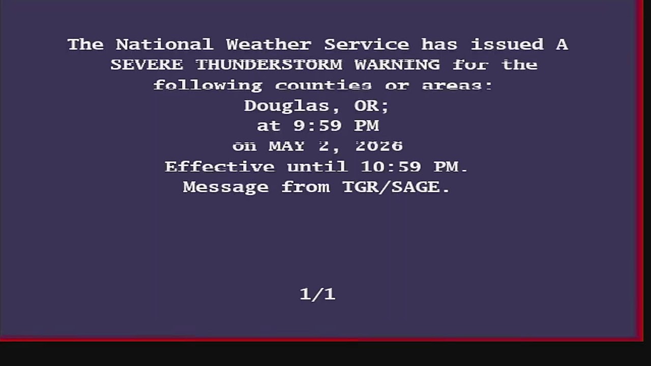 DASDEC-II Live Stream - LIVE EAS (Emergency Alert System) Alerts