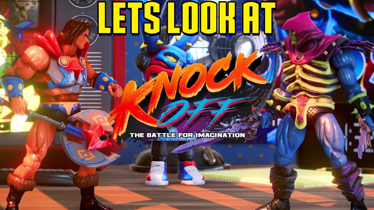 Lets Look at Knock Off! Classic Action Figures in a Fighting Game!