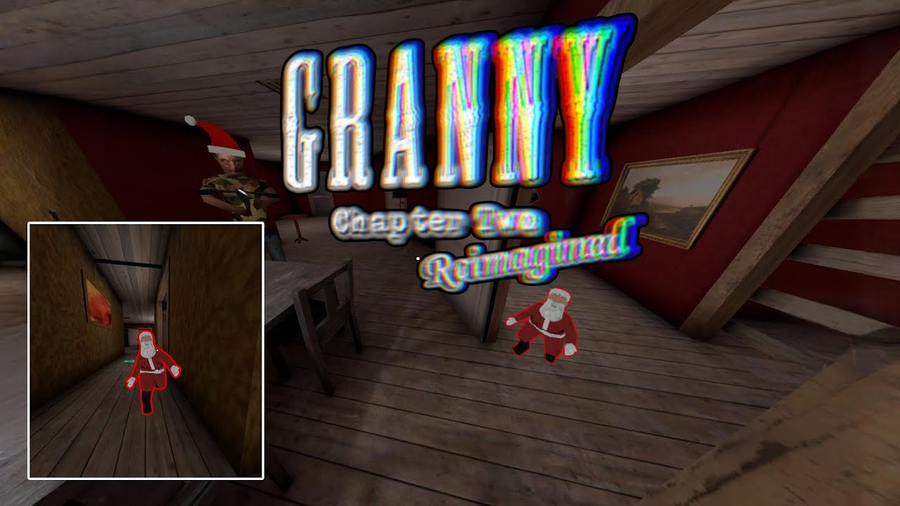 🎄 Granny 2 Reimagined: New little santa + New passages! | mobile port