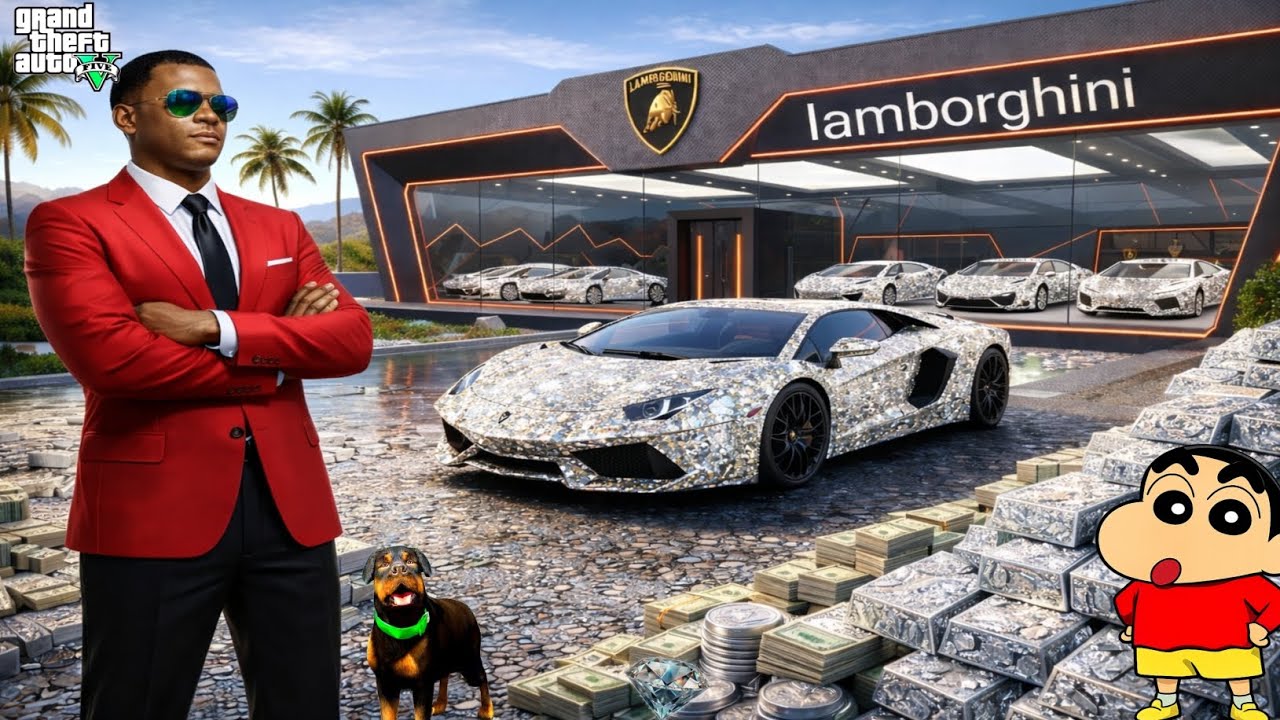 Whatever Franklin Touch Turns Into Diamond  With Shinchan In GTA 5!