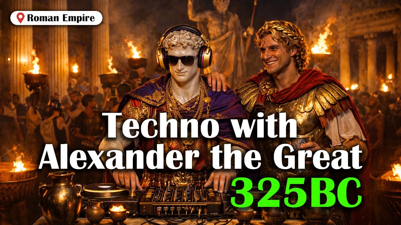Minimal & Melodic Techno at Roman Empire | Alexander the Great’s Hidden Techno Party