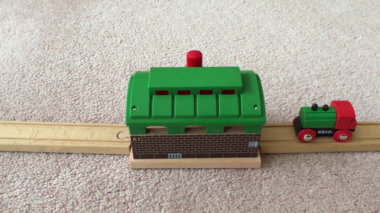 Brio Wooden Train Garage