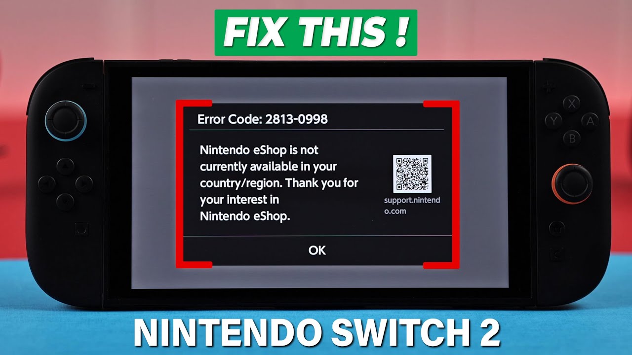 Fix: Nintendo eShop is Not Currently Available in Your Country/Region!