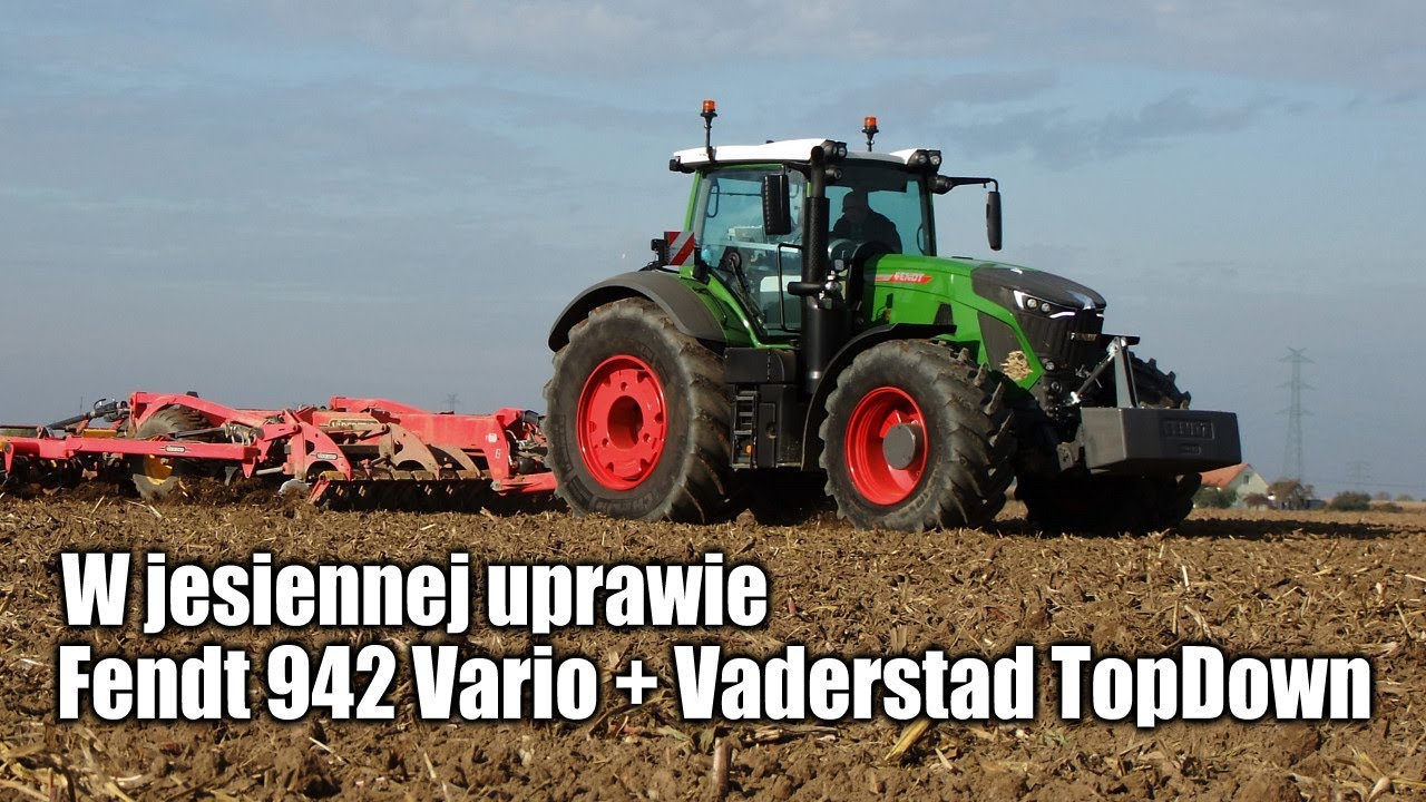 Fendt 942 Vario + Vaderstad TopDown 400 &ndash; jesienna uprawa 2021