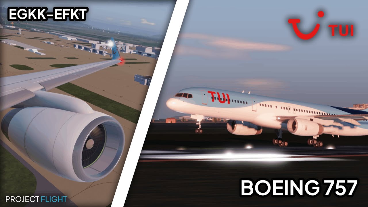 Project Flight ✈️ | London Gatwick ➜ Kittila | Boeing 757-200 (REAL SOUNDS 🔊)