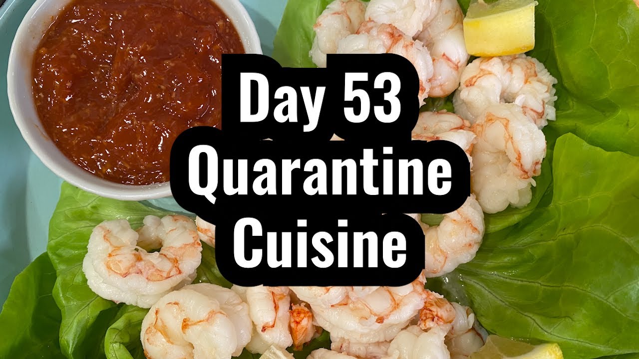 Cooking Shrimp Cocktail at Home with Chef Lisa Schoen - Day 53 Quarantine Cuisine