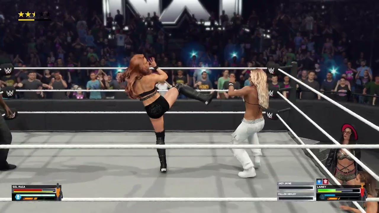wwe 2k25 sol ruca vs lainey reid