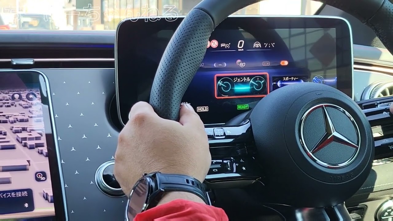 Mercedes-BenzEQE350+を試乗してきたらスペーシーな加速で近未来にワープした気分？！