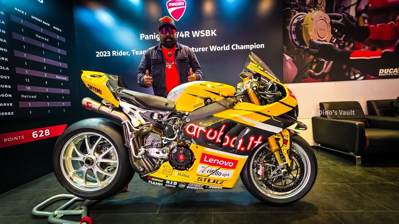 Ducati Panigale V4R WSBK Championship Winning Bike Walkaround Feature 
