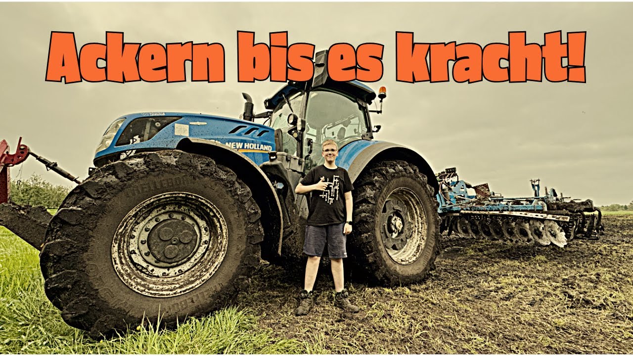 Farm-Vlog #15 Wir Ackern bis es kracht, das neue Lenksystem kommt zum Einsatz