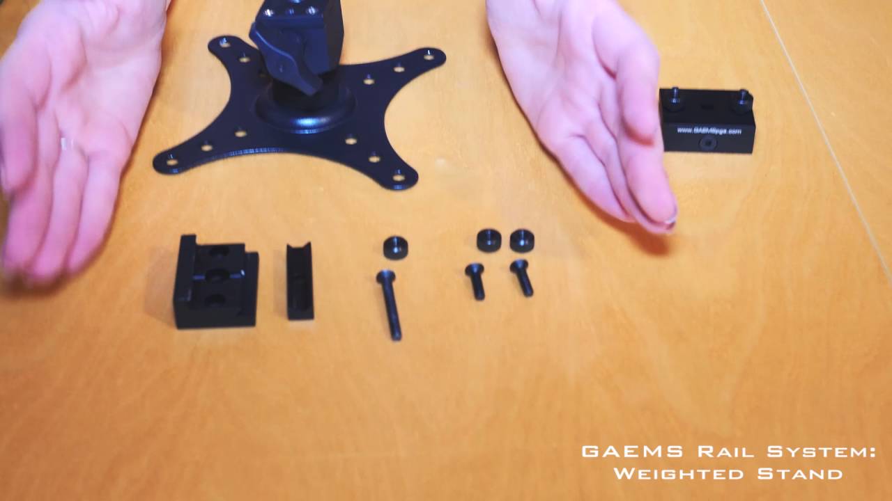 Setting Up the GAEMS Rail System - Weighted Stand