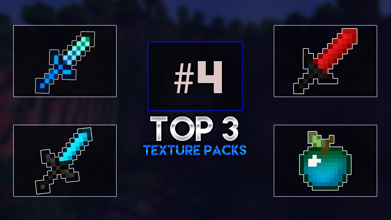 TOP 3 | TEXTURE PACK | +FPS | 1.7.X & 1.8.X | PVP, MCSG, UHC | #4
