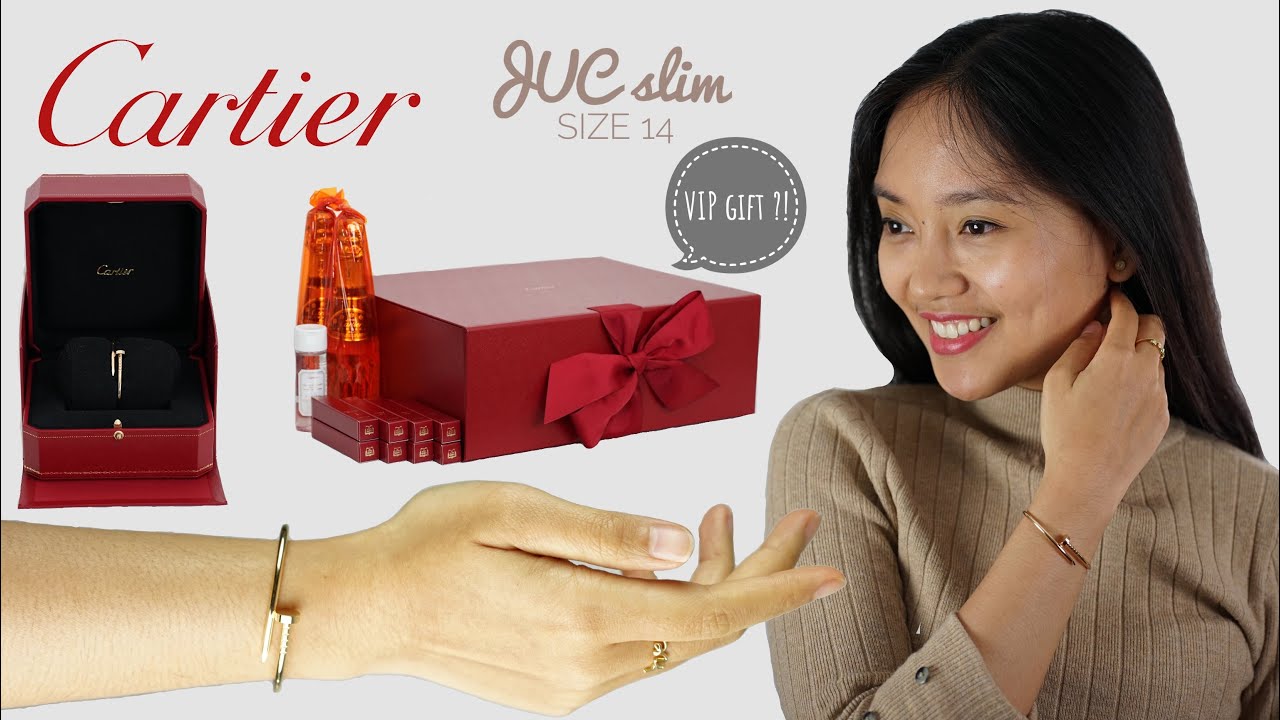 Cartier Juste Un Clou (JUC slim) Unboxing Size 14 | Cartier VIP Gift | PRINCESSA