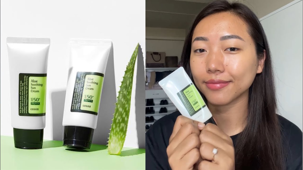 Korean Skincare: COSRX Aloe Soothing Sun Cream SPF 50 PA +++ || Review