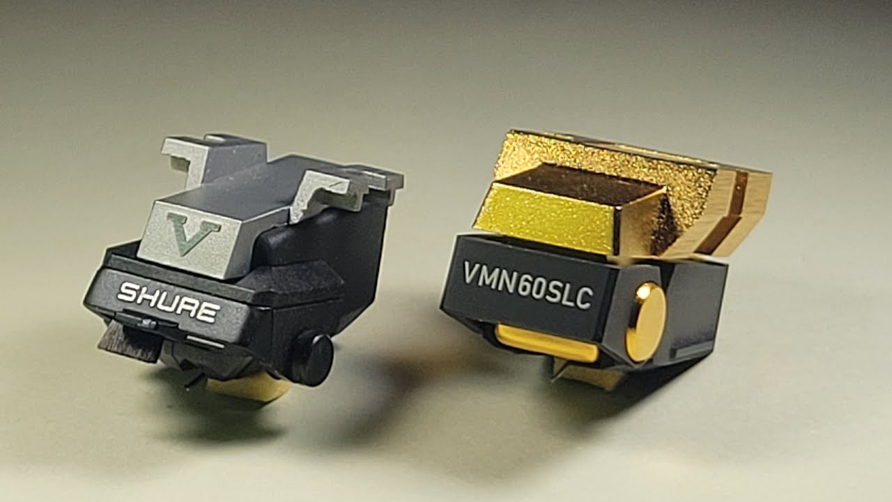 Two Top Fine Line Phono Cartridges.  The Shure V15 Type V vs Audio Technica VM760SLC.