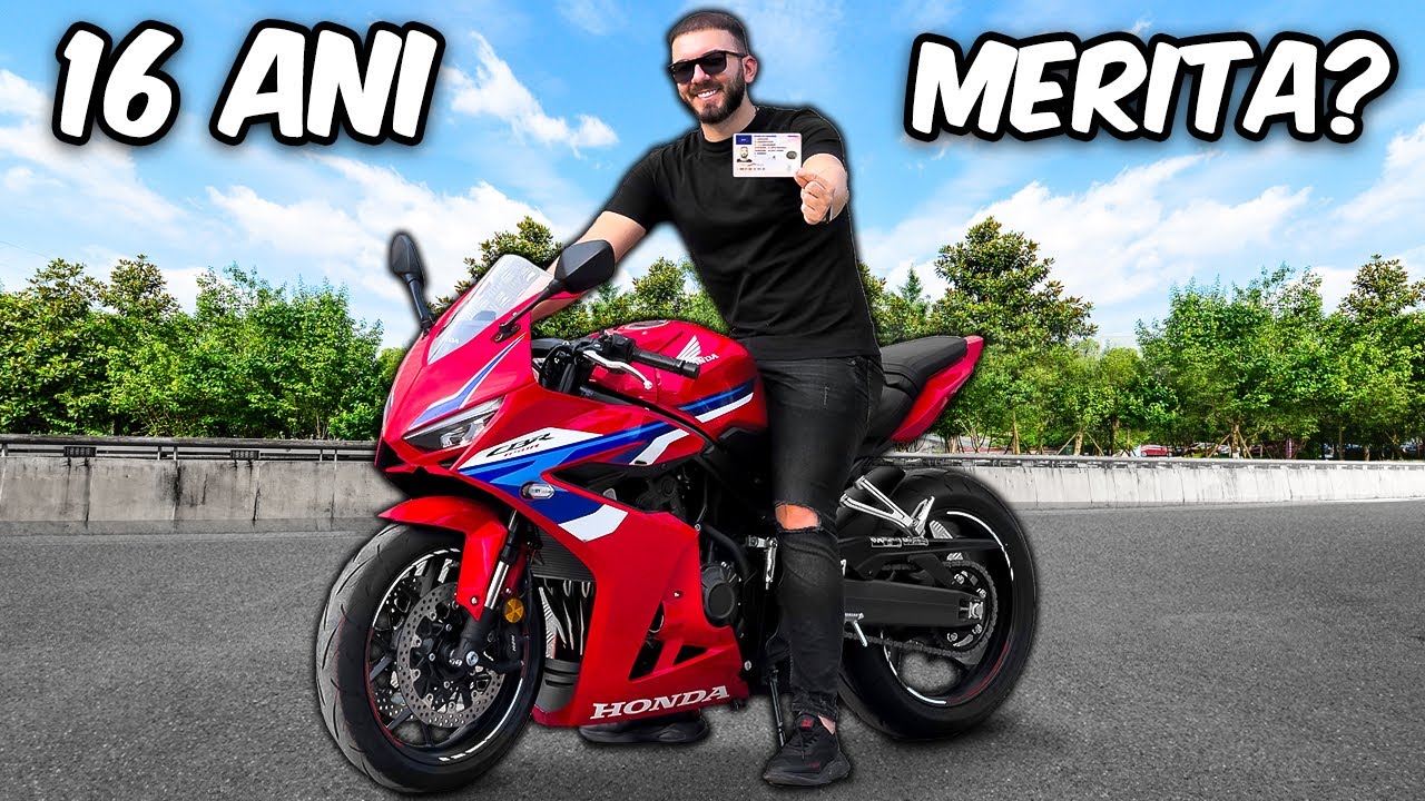 MOTOCICLETA LA 16 ANI *merita sau nu?*