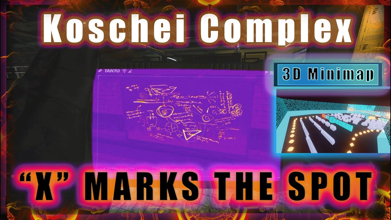 DMZ - X Marks the Spot Mission 3D MAP - DETAILED GUIDE - Koschei Complex (Solo)